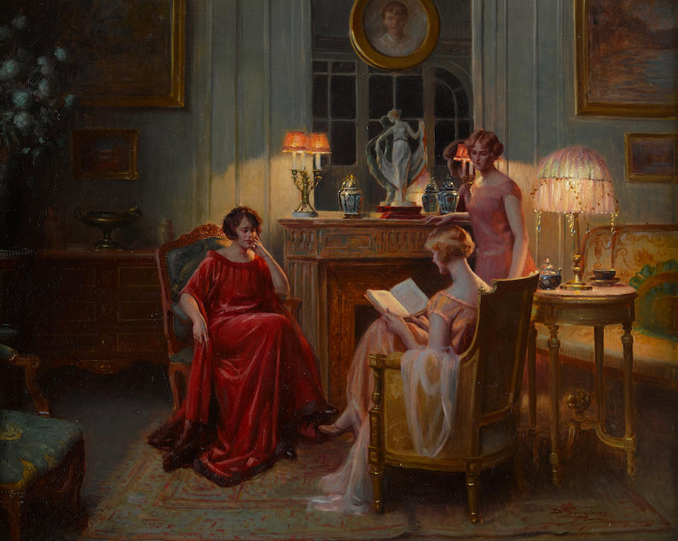 Nella sala di lettura